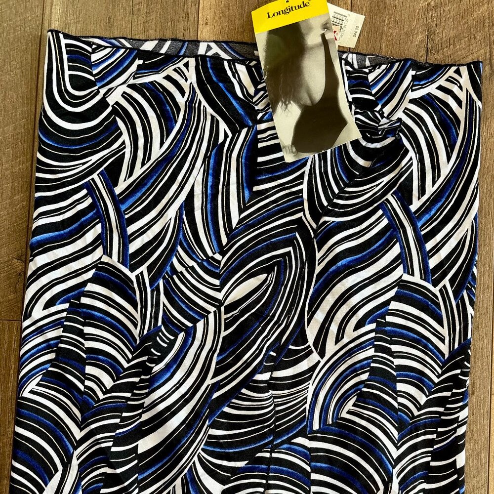 NWT Longitude Swim Skirt Coverup Sarong Wrap Tie One Size